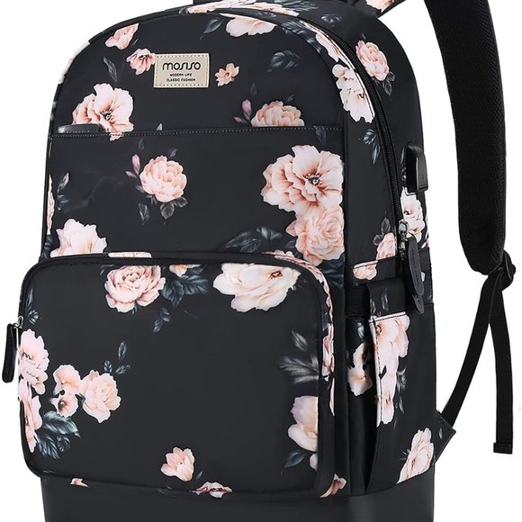 15.6-inch Laptop Backpack for Women Girls, Polyester Anti-Theft Stylish Casual main image 5